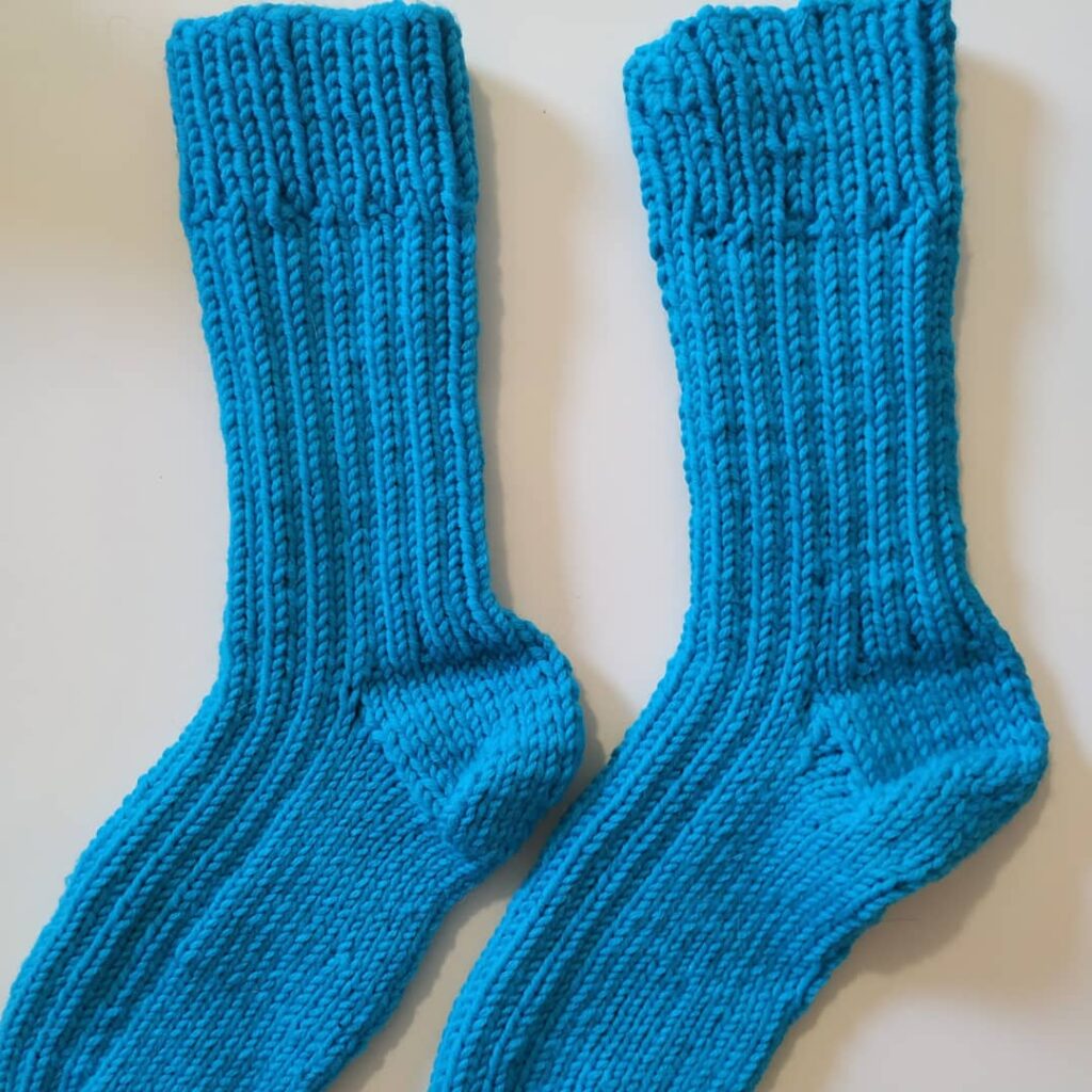 Socken türkis