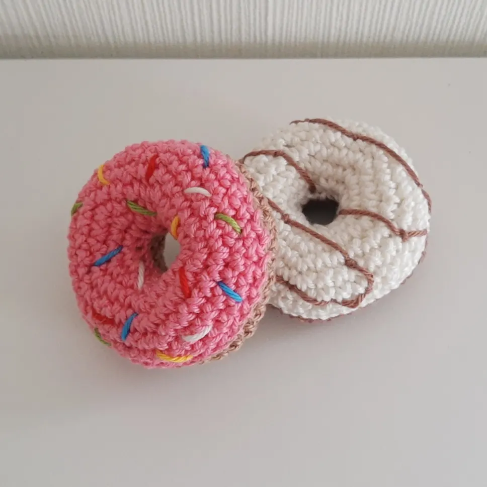 Donut klein weiß