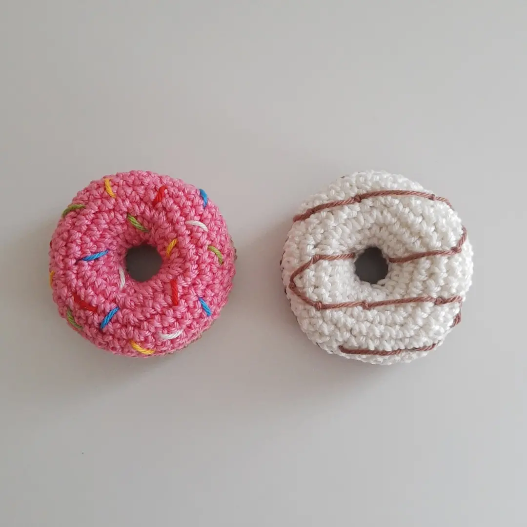 Donut klein weiß